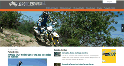 Desktop Screenshot of librodelenduro.es